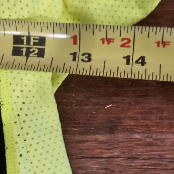 Nike Combat Pro Long-Sleeve Black Yellow Hyperwarm Shield Athletic Top Sz Medium - Picture 4 of 7